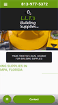 Mobile Screenshot of lltsbuildingsupply.com